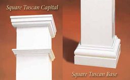 Main 2 - TUSCAN POLY CAP / BASE / ASTRAGAL SET - LWI Supply - Montgomery