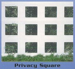 Main 2 - WHITE VINYL PRIVACY SQUARE LATTICE PANEL - LWI Supply - Montgomery