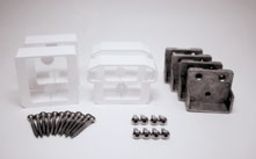WHITE TRADITIONAL VINYL RAIL BRACKET KIT - LWI Supply - Montgomery