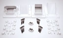 Main 2 - WHITE TRADITIONAL VINYL RAIL BRACKET KIT - LWI Supply - Montgomery