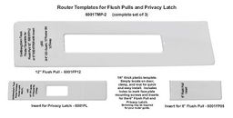 ROUTER TEMPLATE - FLUSH PULLSFOR 12" & 6 - LWI Supply - Montgomery