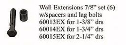 BLACK 7/8" WALL EXTENSION (1-3/8"DR) - LWI Supply - Montgomery