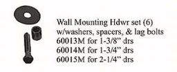 NS BLACK WALL MOUNT HARDWARE SET (1-3/4" - LWI Supply - Montgomery