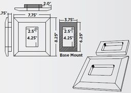 CELECT COASTLINE ELECTRICAL MOUNT BLOCK - LWI Supply - Montgomery