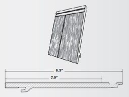 CELECT COASTLINE 7" SHAKE PANEL - LWI Supply - Montgomery