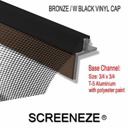 Main 2 - BRONZE/BLACK SCREENEZE® PORCH SYSTEM - LWI Supply - Montgomery