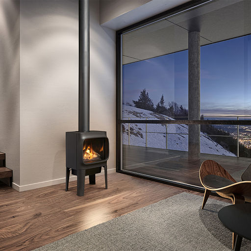 JOTUL GF305 DV IPI MATTE BLACK GAS STOVE - Monsma